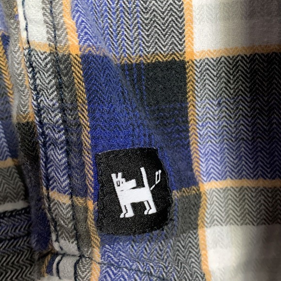 Mambo Australia Plaid Shirt Men’s L Casual Cotton Cargo Flip Cuffs - Picture 7 of 15